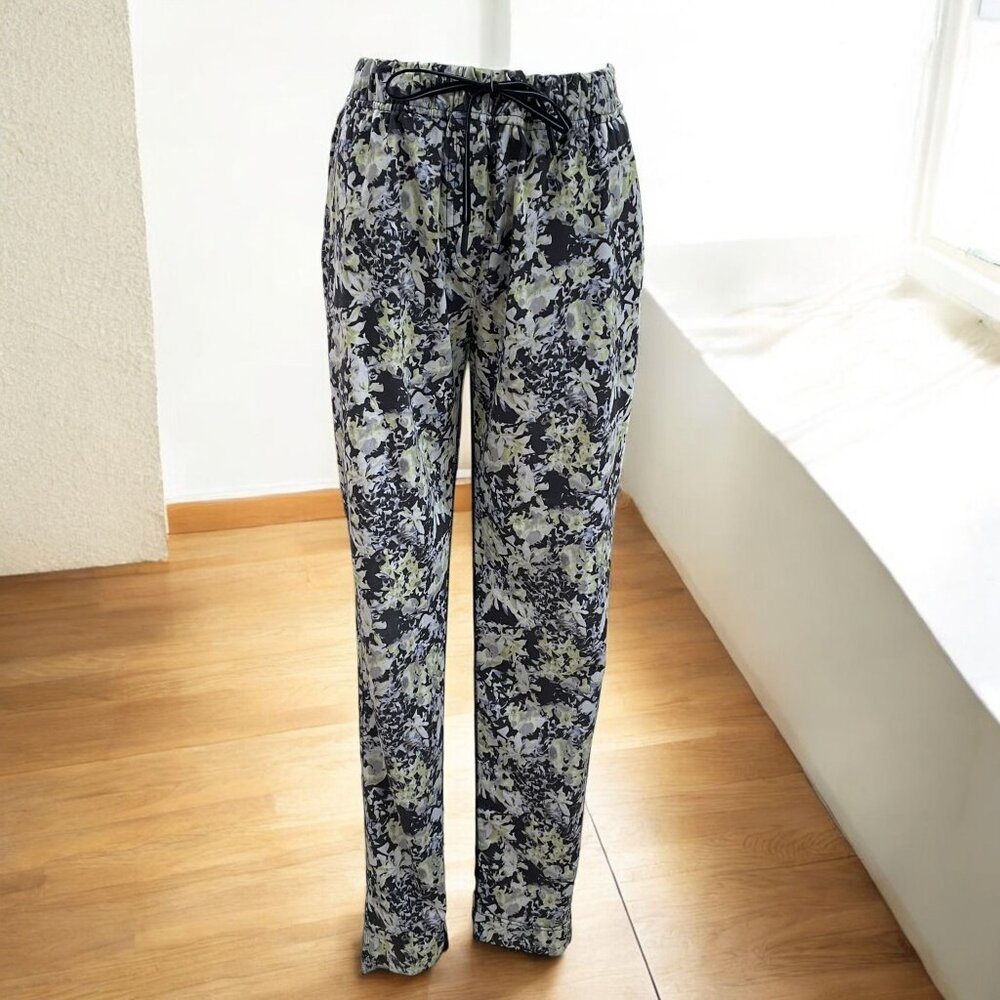 Lululemon Womens Floral Athleisure Jogger Pants Drawstring‎ Lounge Soft Girl